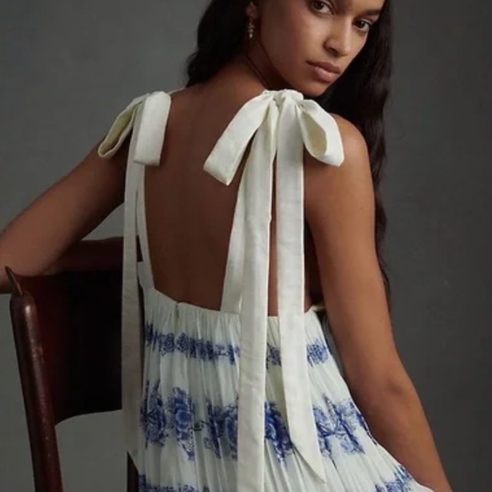 Anthropologie Sachin & Babi Wren Maxi Floral Dress Sz US 10 - Picture 2 of 3